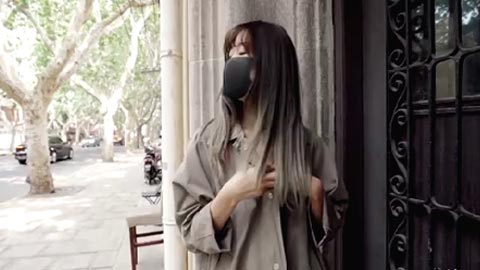 北京天使 Fox 上海行-在人流攒动的闹市和商场 全裸露出放飞自我