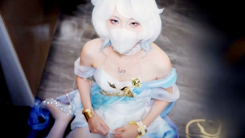 迷妹推荐--芙宁娜淫穴试戏 精液灌满淫穴流出