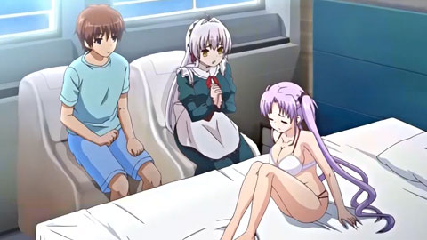 在休假期間一起享受郵輪之旅。舞香（Maika）不在曬黑，所以Sakin