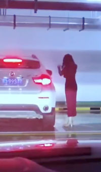 盐城宝马哥车震瓜，地下停车场内搞车震，下车双腿发软！