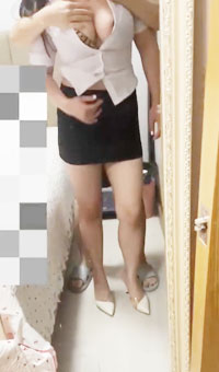 今天得知少妇老公外出_直接上门偷情_她穿秘书装_红唇口交、被舔即潮_匆忙中指甲刮痛她_最后紧张早泄_由她女上位结束_