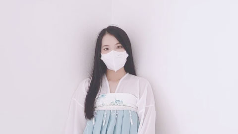 迷妹推荐--古风少女的情趣性爱，清纯小仙女主动骑乘 紧致粉嫩小穴给骚逼干的淫水泛滥