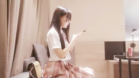 迷妹推荐--JK清纯妹_高颜白皙人甜妹JK不脱爽加倍