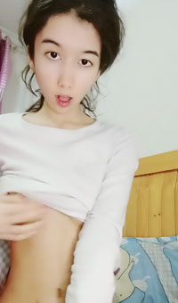 中美泰混血小姐姐！居家寂寞自慰