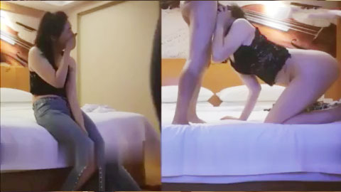 迷妹推荐--极品闷骚少妇直接把他舔高潮了