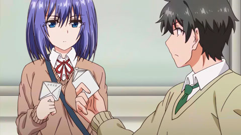 生徒会长の枫と书记のハヤトの2人は