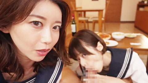 两位淫荡姐姐用双重湿润性感声音对双耳呵气夹击 耳语手淫支援__001