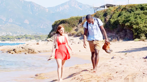 大早上的赶个海