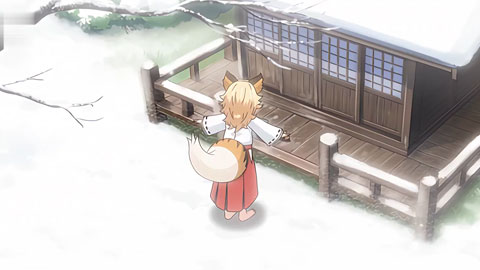 旅館男主人救了一隻受傷的狐狸幾個月後狐狸想報恩的故事。但是報恩的時候旅館主人已死