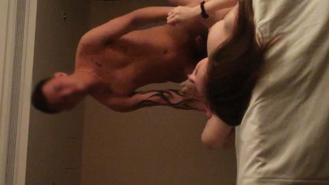 迷妹推荐--极品身材白肤大奶美院女神与花臂帅男开房各种体位啪啪_3