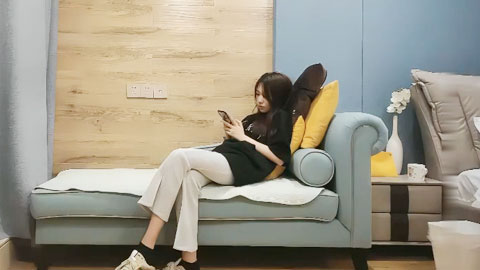 迷妹推荐--苗条身材黑衣妹子啪啪，调情互摸口交后入抬腿大力猛操