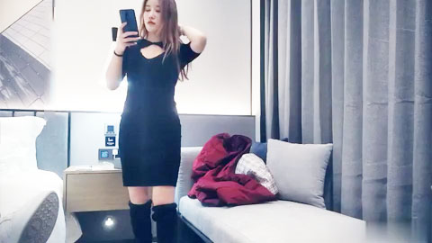 迷妹推荐--3500高价约极品外围，美艳动人，女神一对豪乳诱人，激情啪啪猛操激情四射