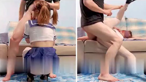 刚高考完 成都18岁JK粉嫩学生妹