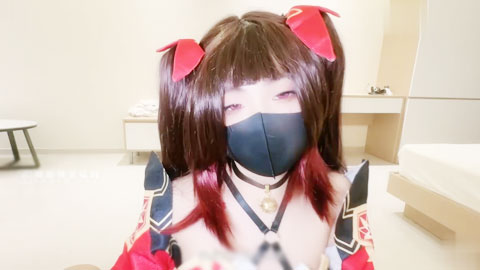 迷妹推荐--崩坏cos_花火的欢愉体验_欣奈蜜穴服务人类肉棒