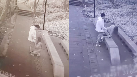 迷妹推荐--网络热点公园野外小炮