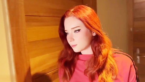 妩媚红发少妇上门约炮