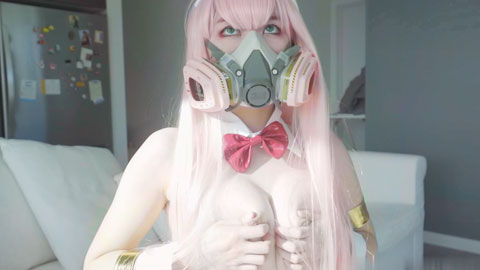 冷傲黑丝兔女郎被无套抽插爆操