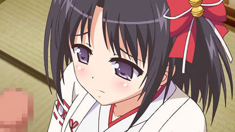 らぶ2Quad_「妹巫女痴漢・ほのか～羞じらいねだる桃尻電車」